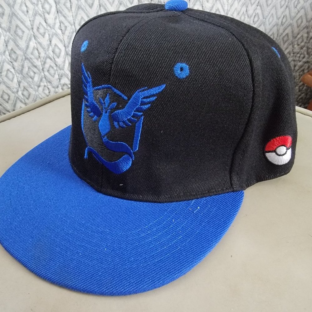 Pokémon Go Team Mystic Embroidered Snapback Cap